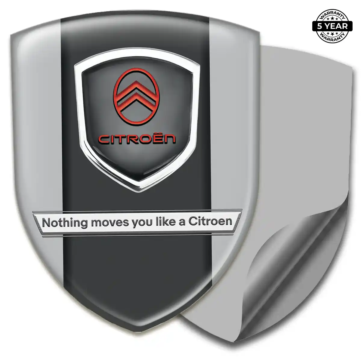 Citroen Car Emblem Overlay Interior Elegance