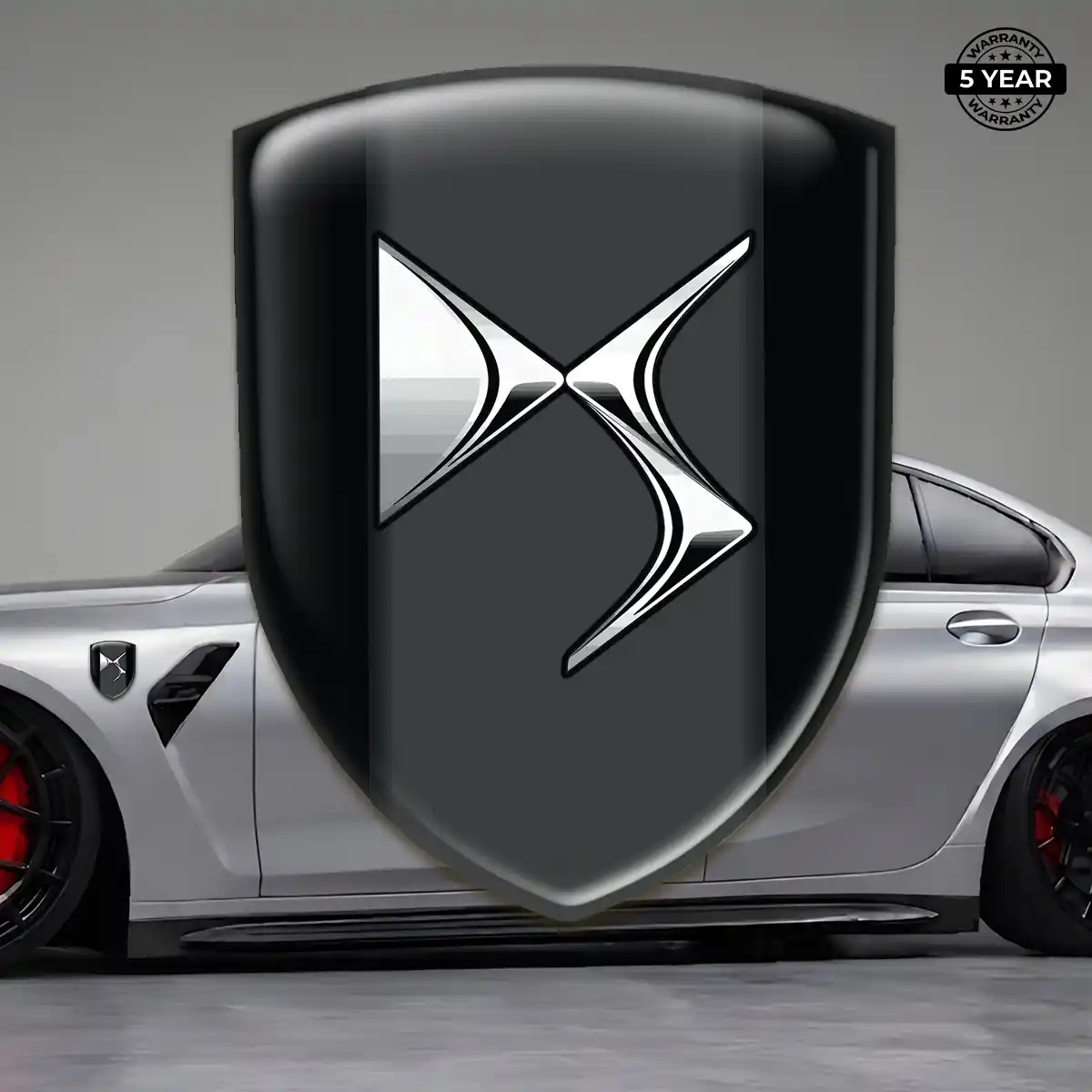 Citroen Car Emblem Overlay Premium Dome