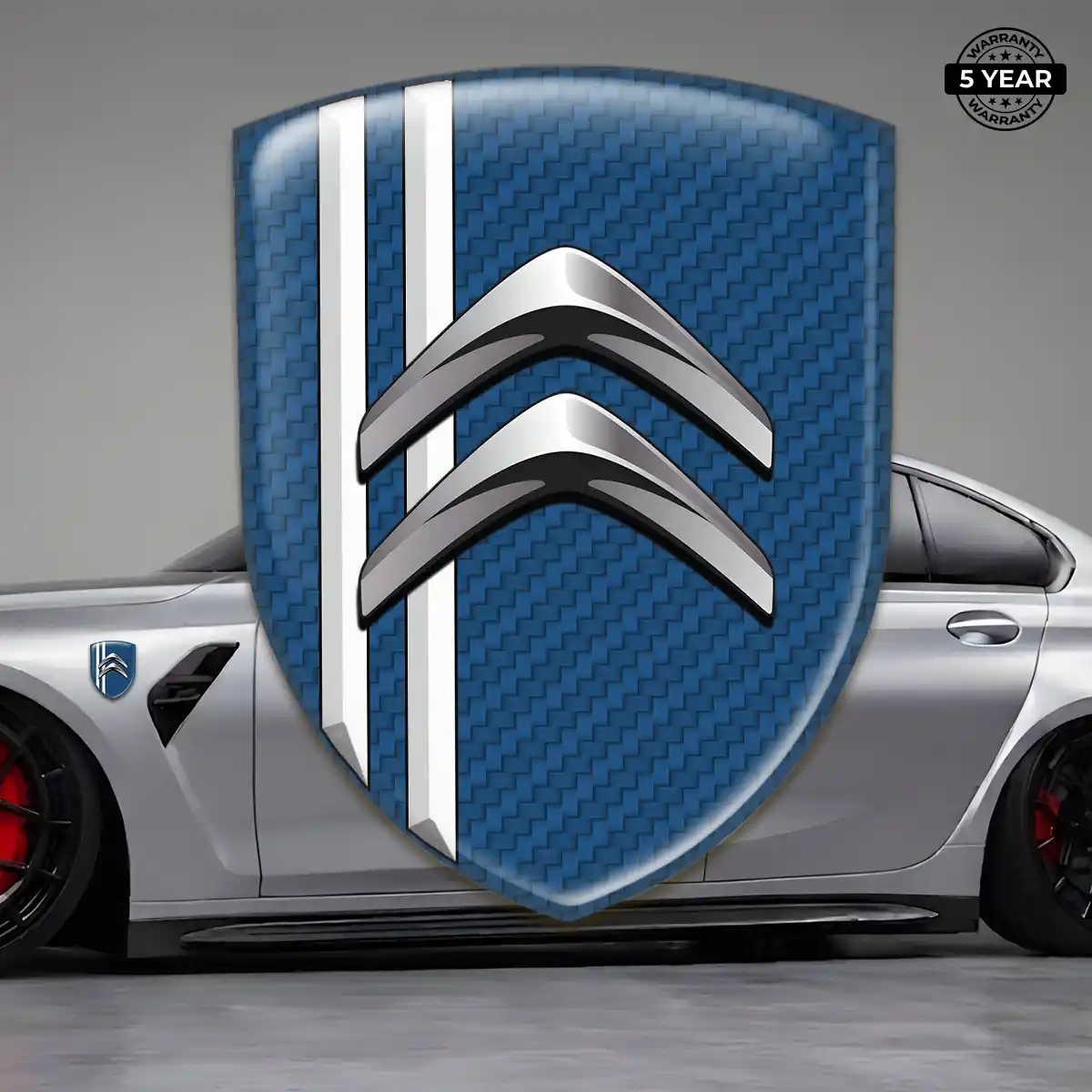 Citroen Car Emblem Overlay Prestige Line