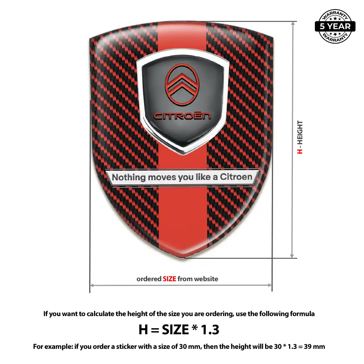 Citroen Car Emblem Overlay Refined Design