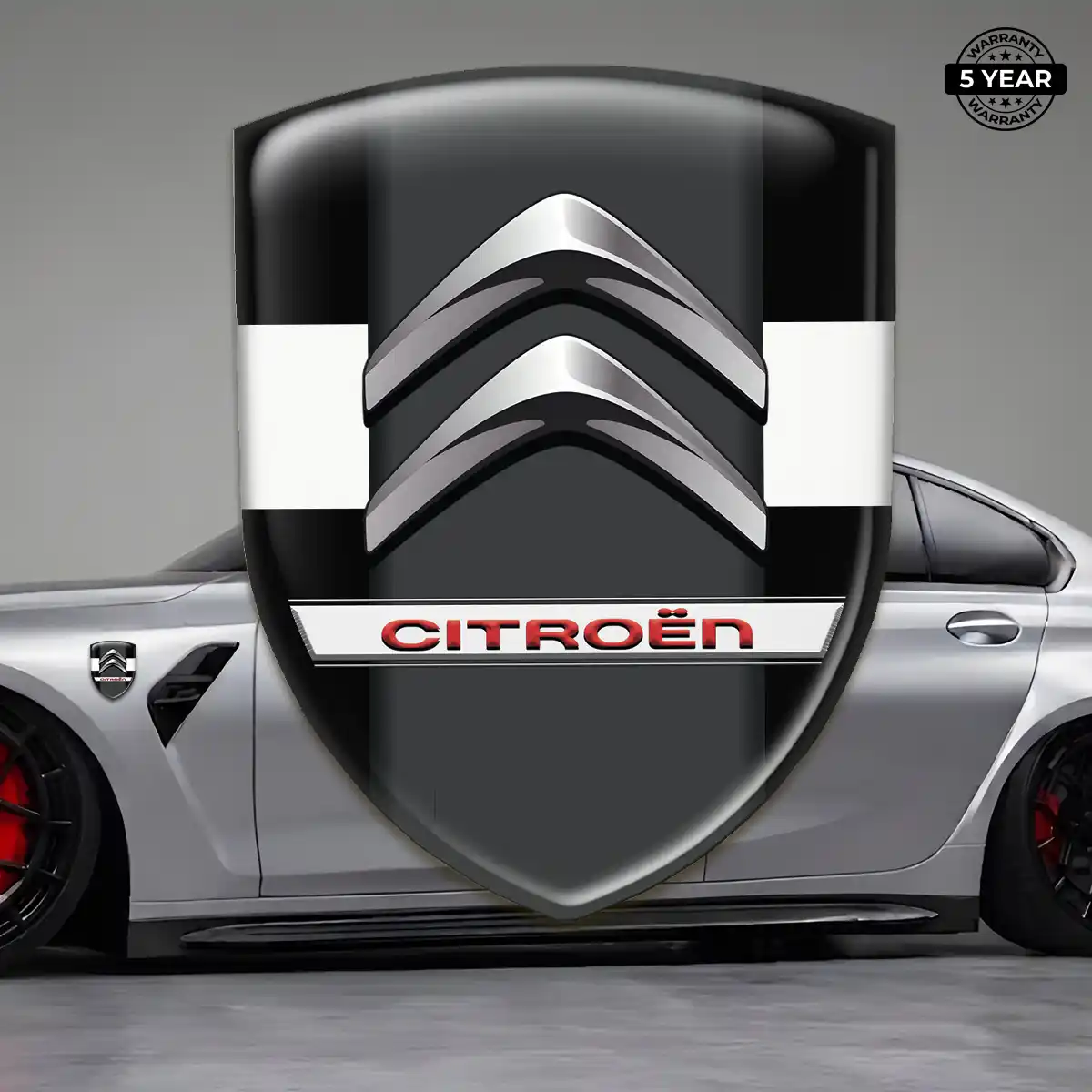 Citroen Car Emblem Overlay Resin Luxe