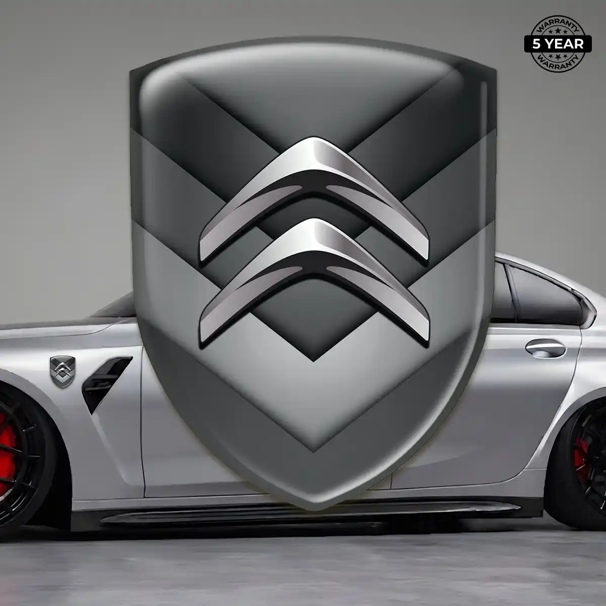 Citroen Car Emblem Overlay Superior Craft