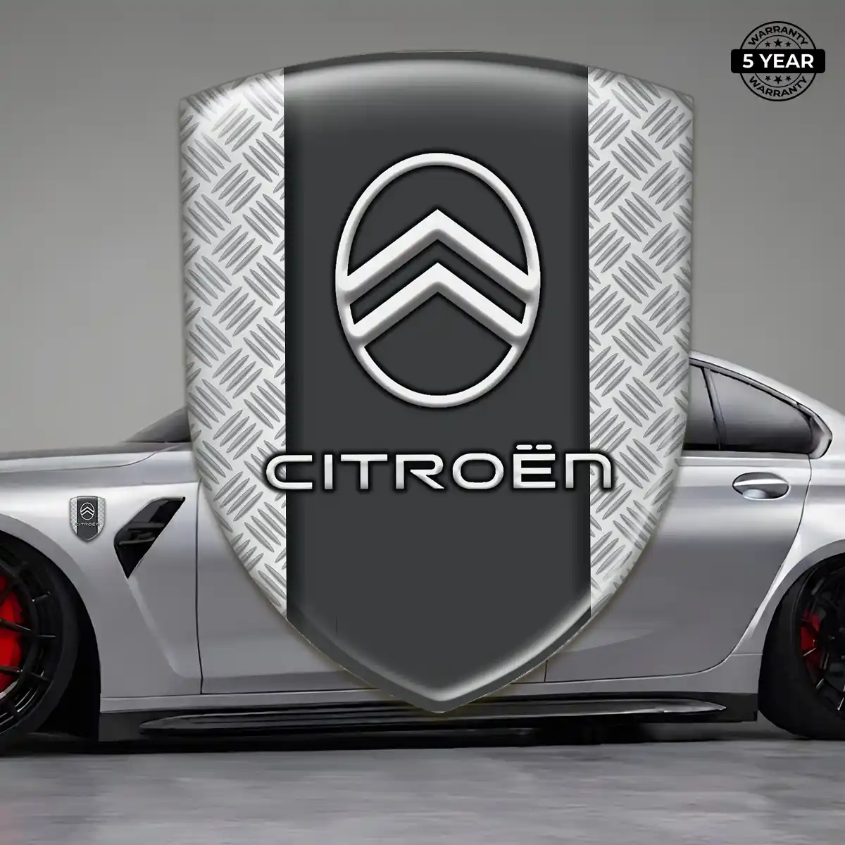 Citroen Car Emblem Sticker Cabin Style