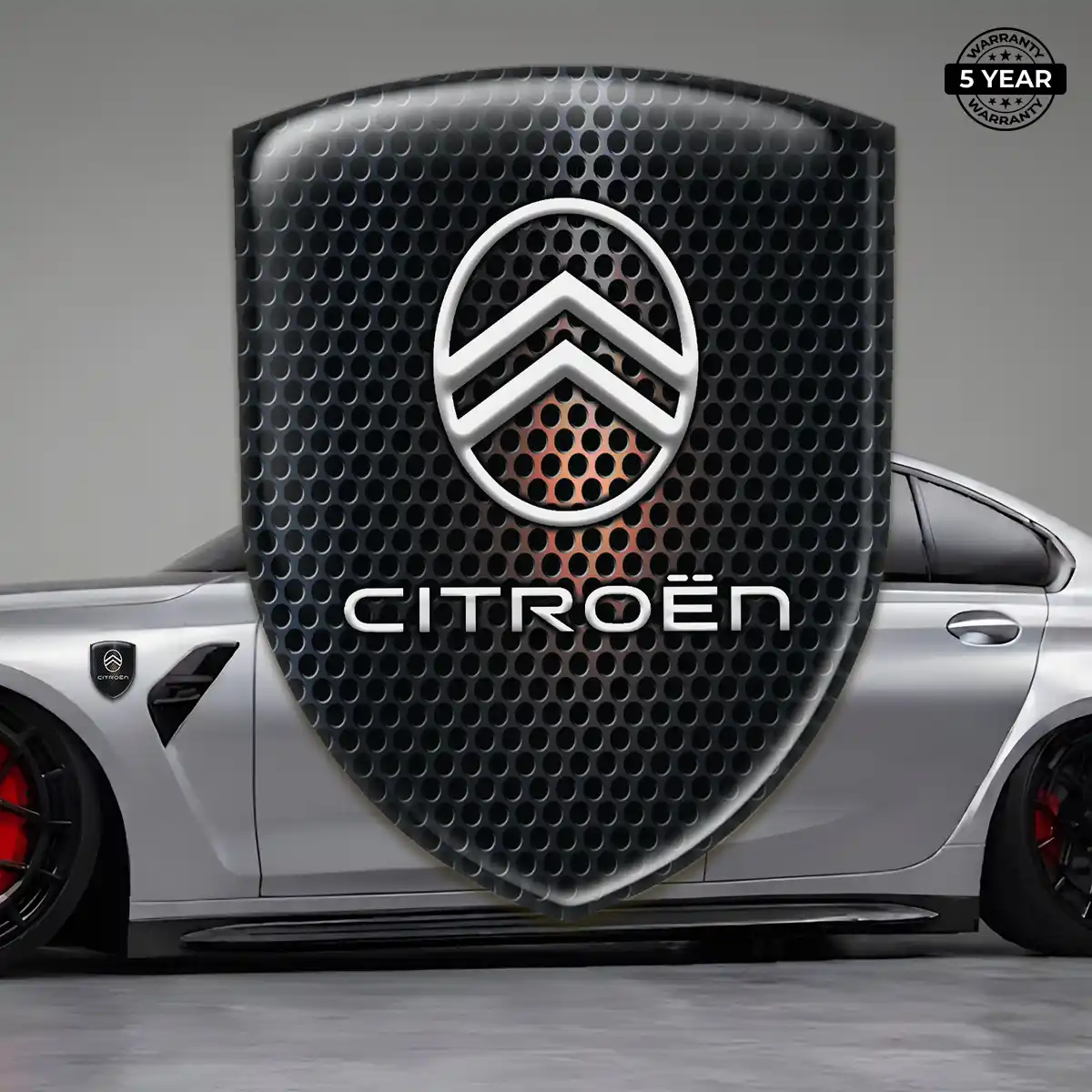 Citroen Car Emblem Sticker Elite Edition