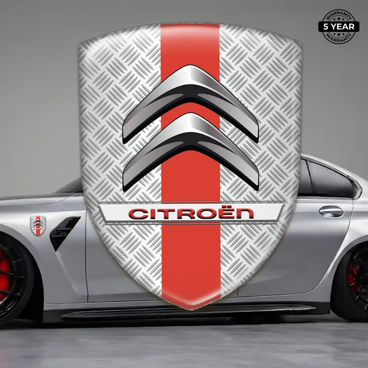 Citroen Car Emblem Sticker Elite Finish