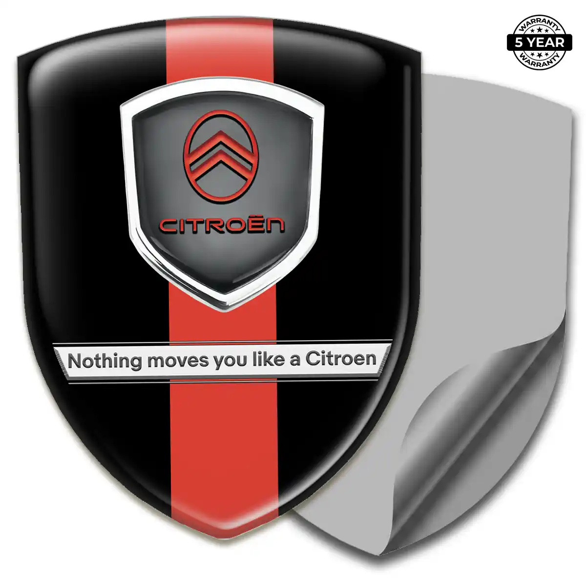 Citroen Car Emblem Sticker Exterior Luxe