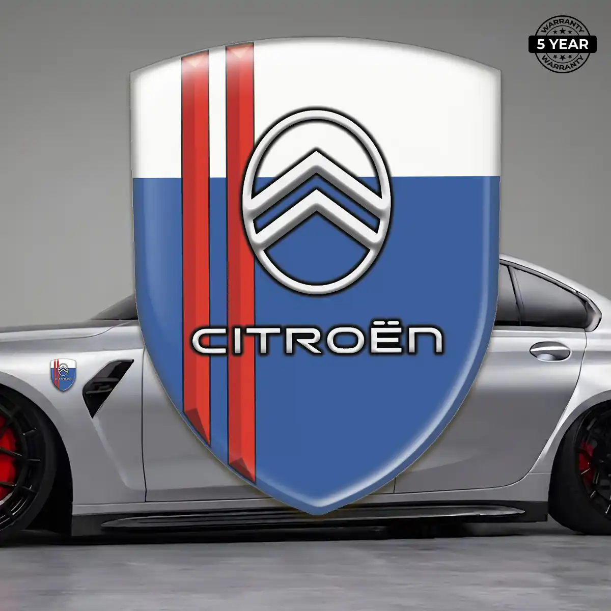 Citroen Car Emblem Sticker Interior Elegance