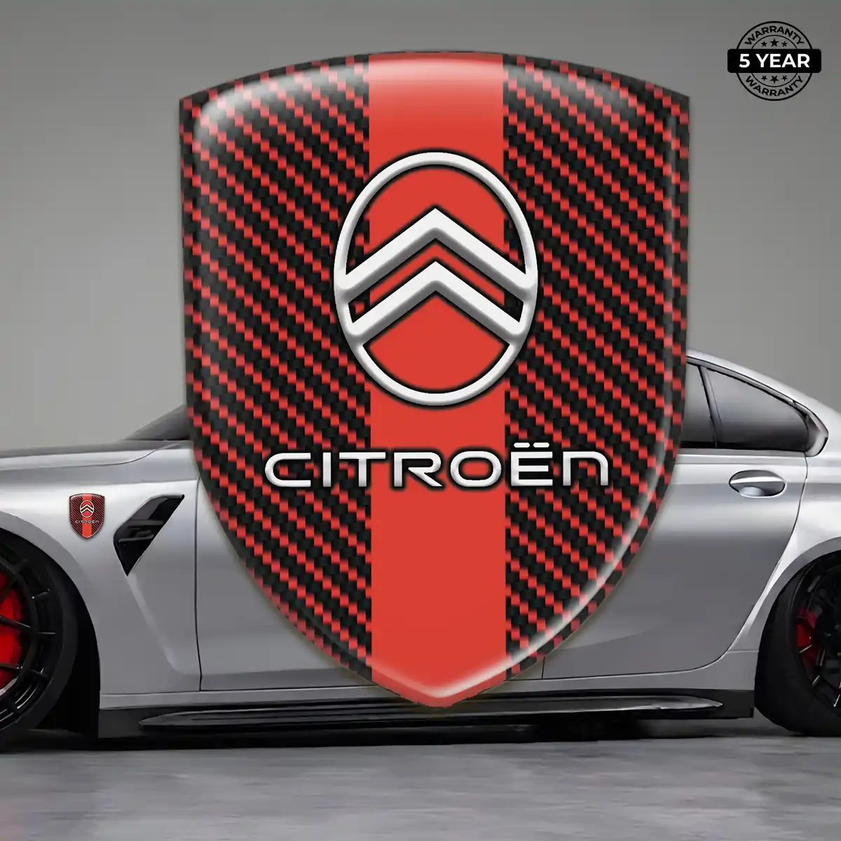 Citroen Car Emblem Sticker Noble Edition