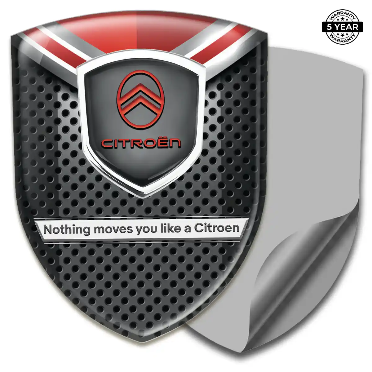 Citroen Car Emblem Sticker Prestige Line