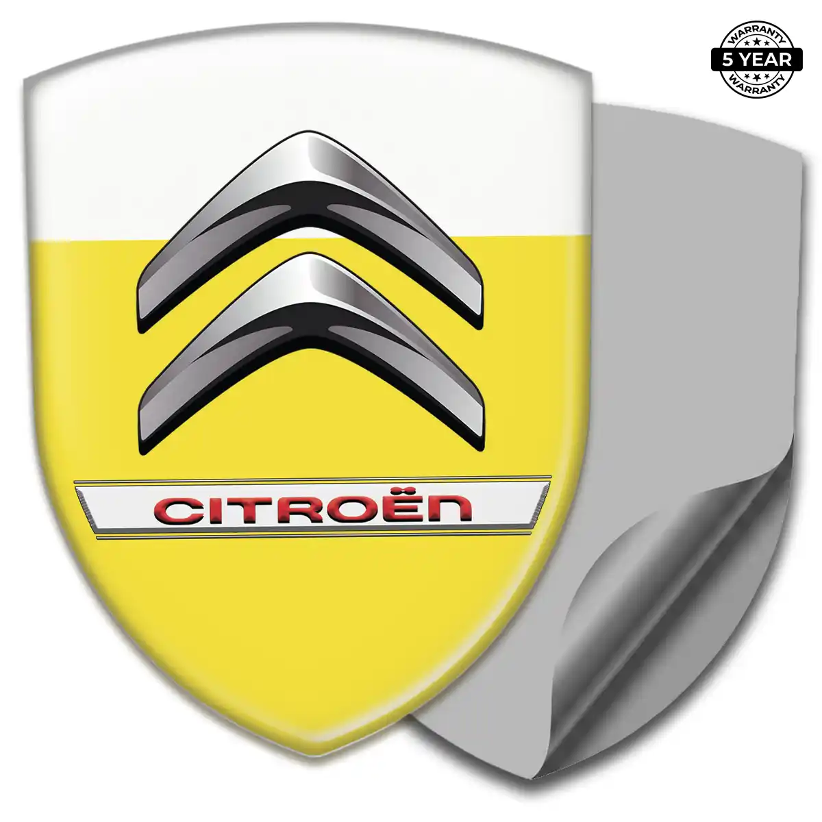 Citroen Car Emblem Sticker Refined Design