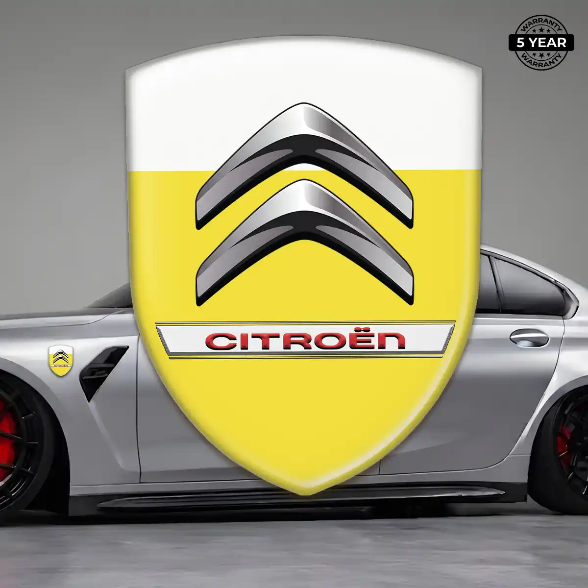 Citroen Car Emblem Sticker Refined Design