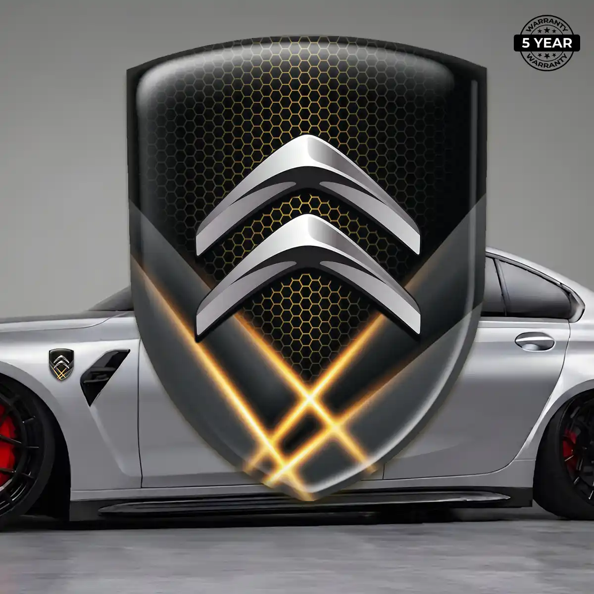Citroen Car Emblem Sticker Resin Elite