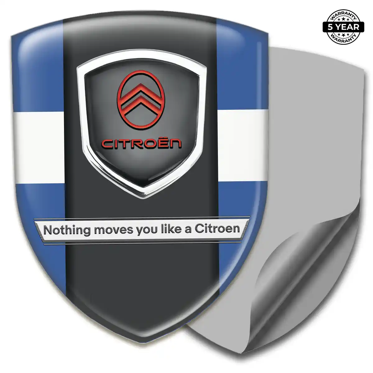 Citroen Car Emblem Sticker Signature Grade
