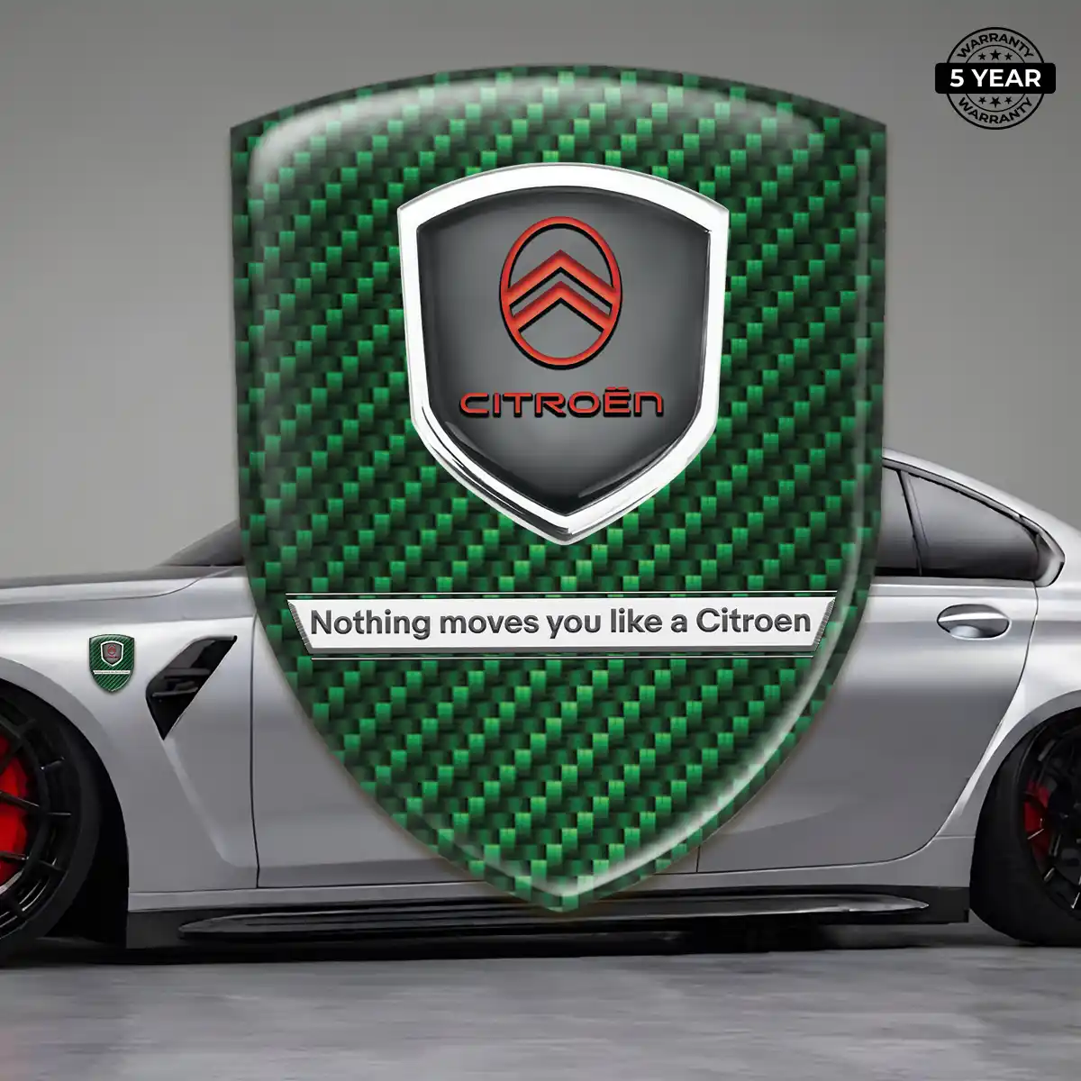 Citroen Car Emblem Sticker Sleek Style