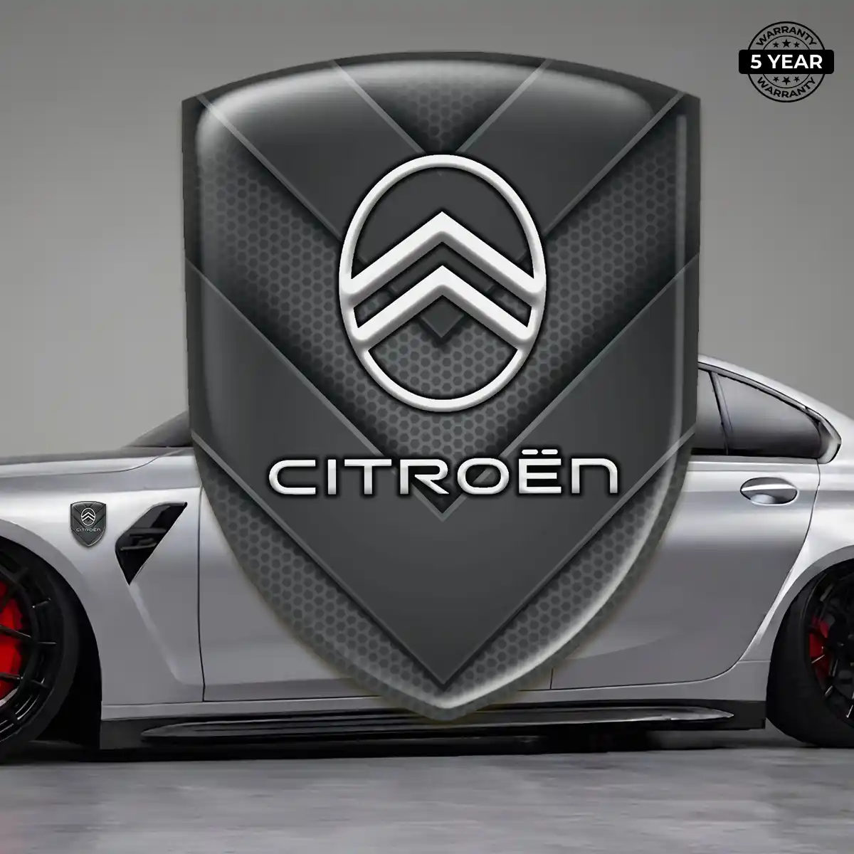 Citroen Car Emblem Sticker Superior Craft