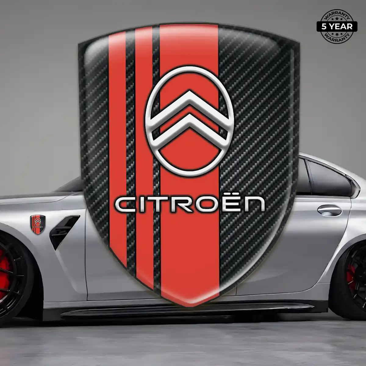 Citroen Car Logo Decal Deluxe Edition