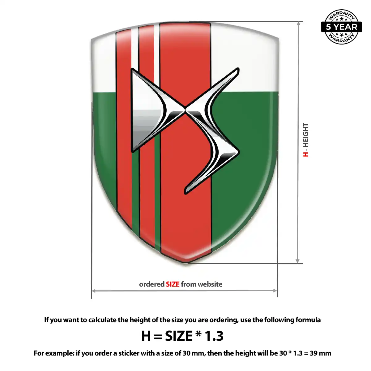 Citroen Car Logo Decal Noble Edition