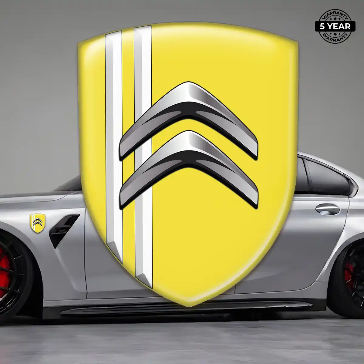 Citroen Car Logo Decal Sleek Style