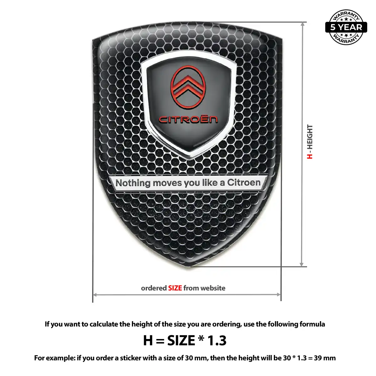 Citroen Car Logo Decal Superior Craft