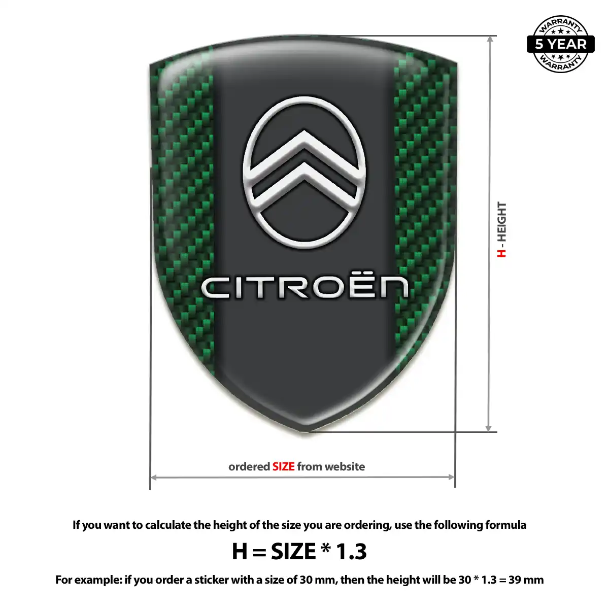 Citroen Crest Emblem Exterior Luxe