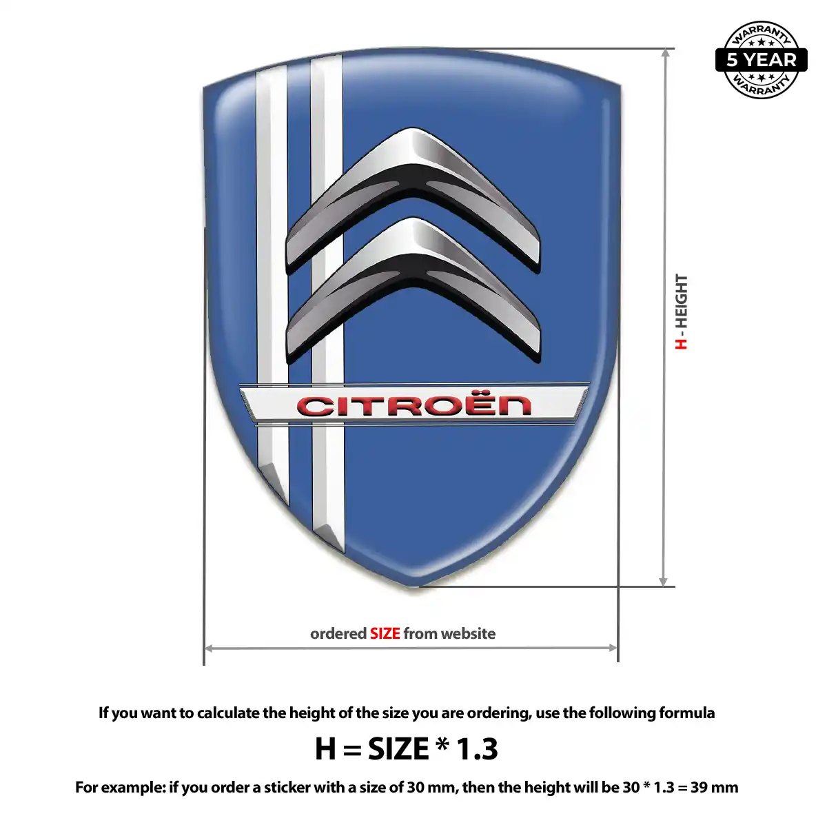 Citroen Crest Emblem Opulent Line
