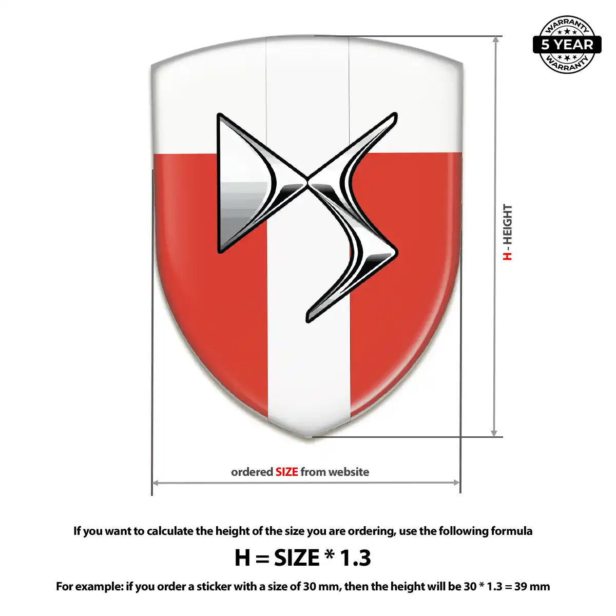 Citroen Crest Emblem Outer Style