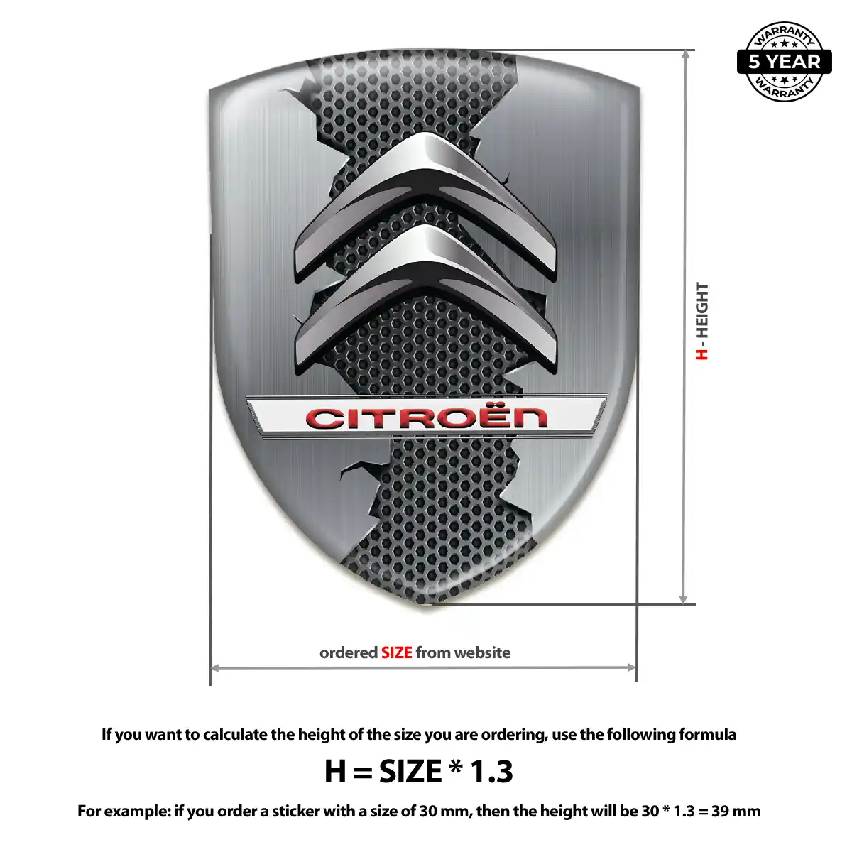 Citroen Crest Emblem Prime Quality