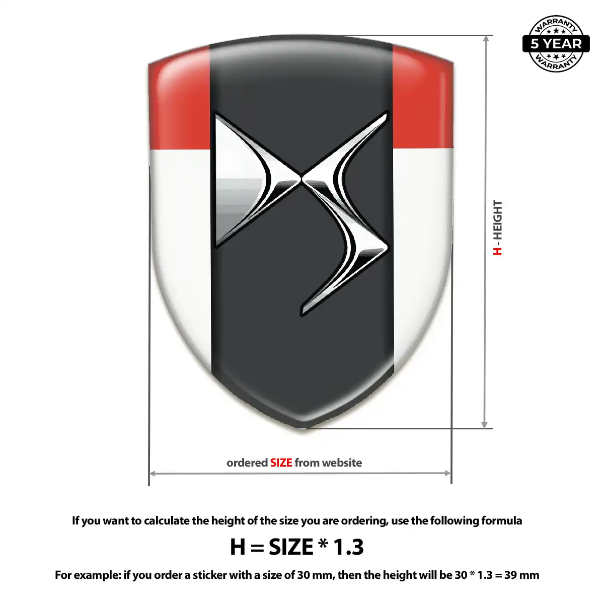 Citroen Crest Logo Emblem Elite Edition