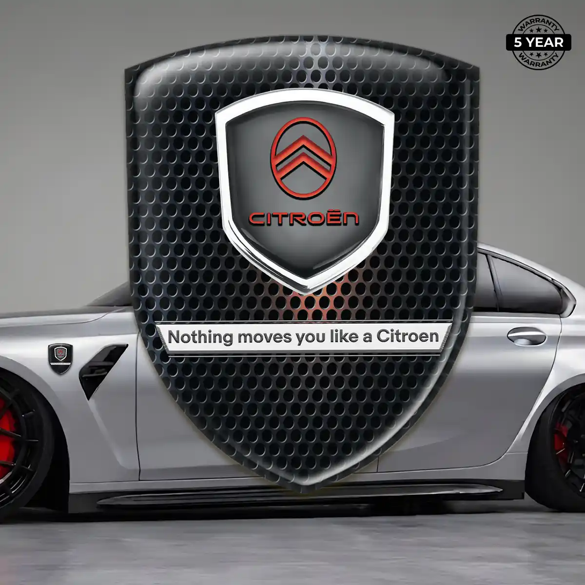 Citroen Crest Logo Emblem Interior Elegance
