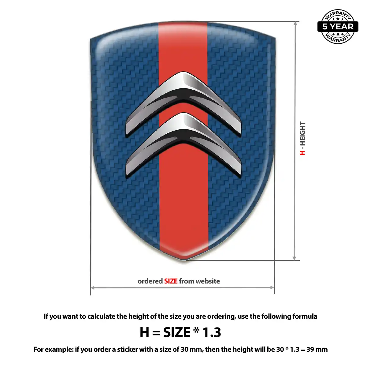 Citroen Crest Logo Emblem Noble Edition