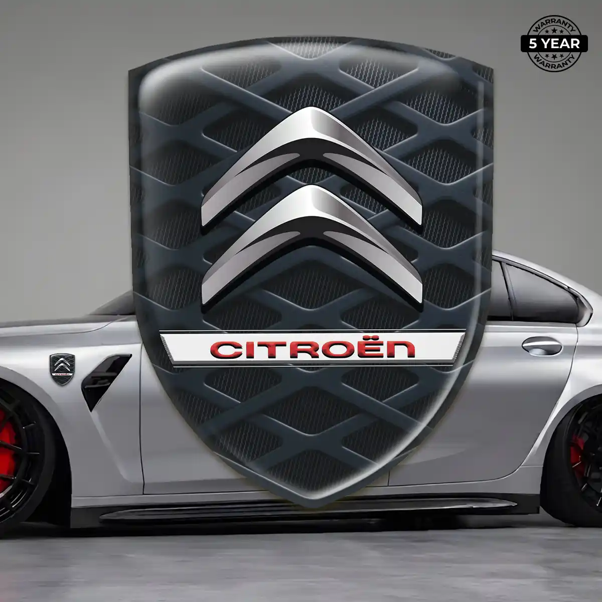 Citroen Crest Logo Emblem Outer Style