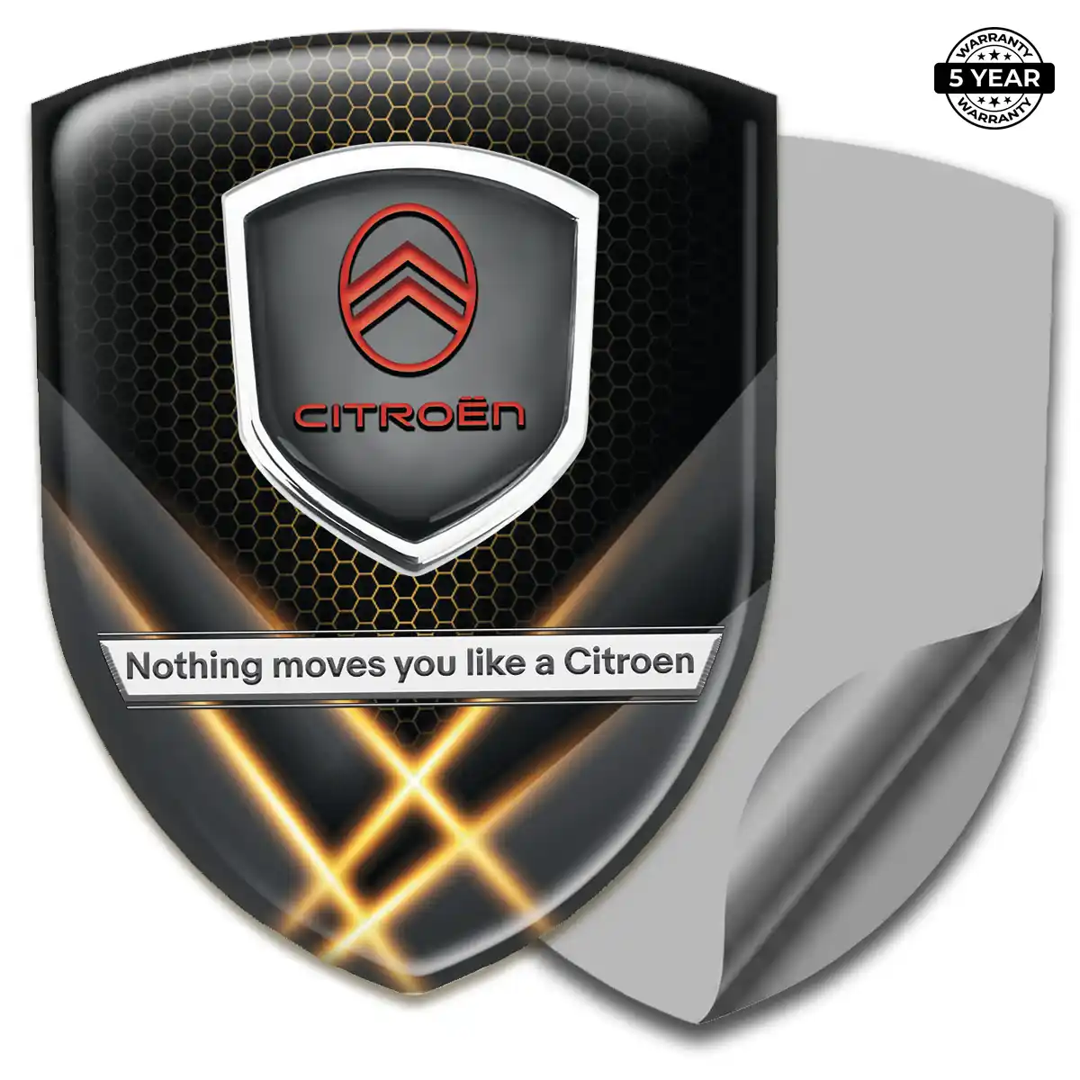 Citroen Crest Logo Emblem Premium Dome