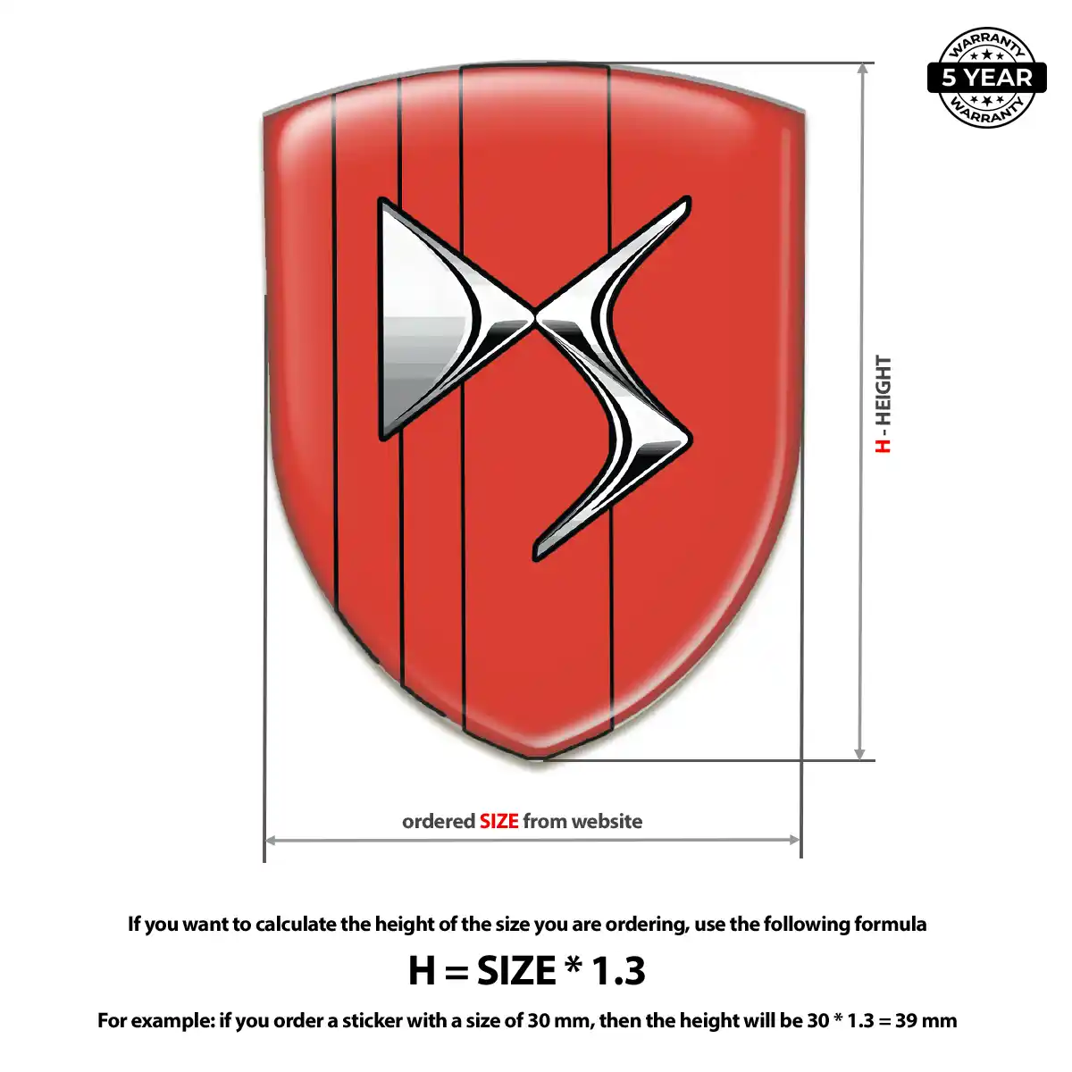 Citroen Crest Logo Emblem Prestige Line