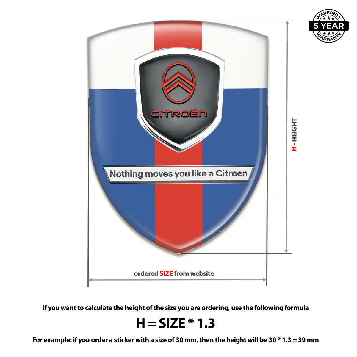 Citroen Crest Logo Emblem Superior Craft