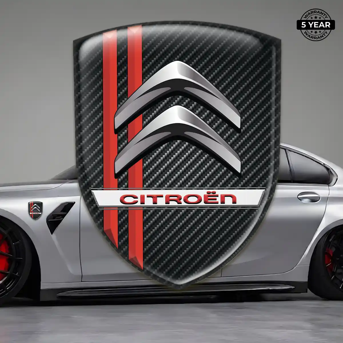 Citroen Domed Car Sticker Deluxe Edition
