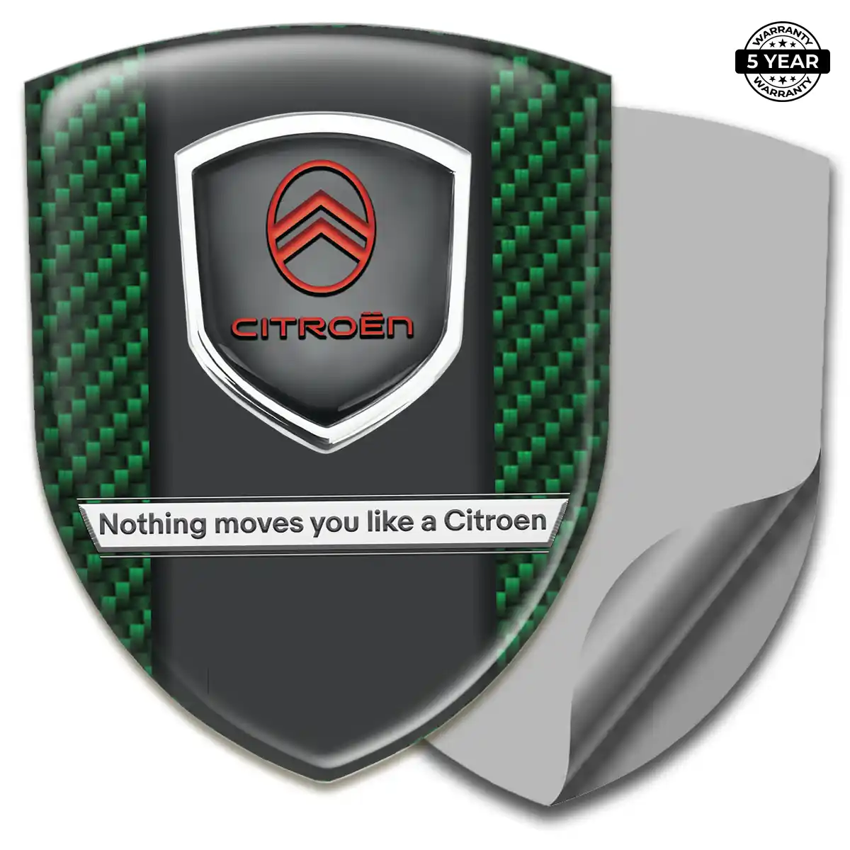 Citroen Domed Car Sticker Exterior Luxe