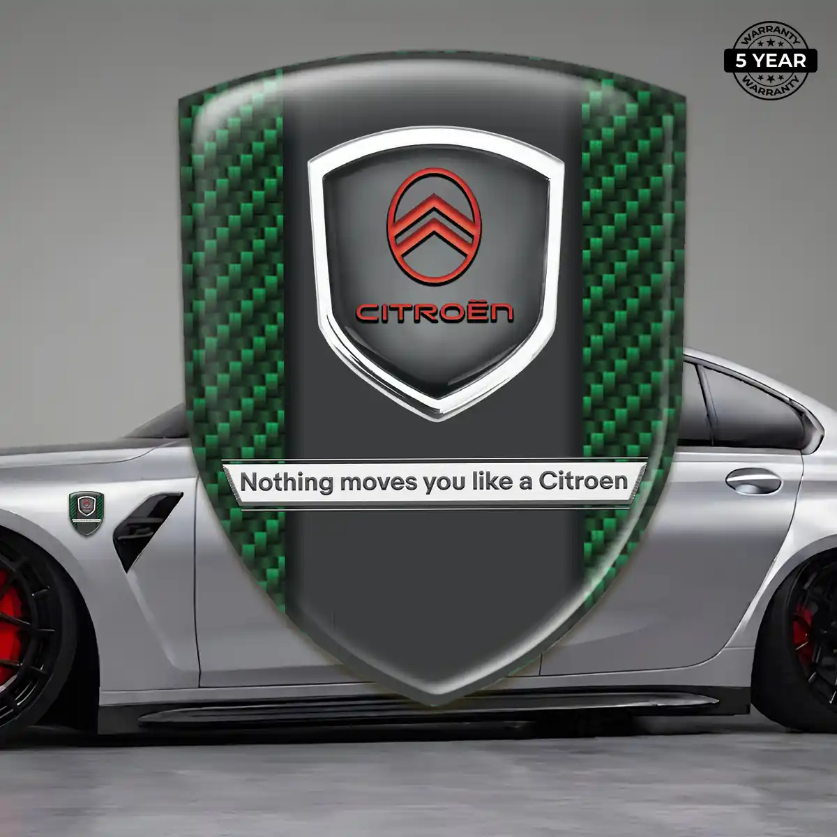 Citroen Domed Car Sticker Exterior Luxe