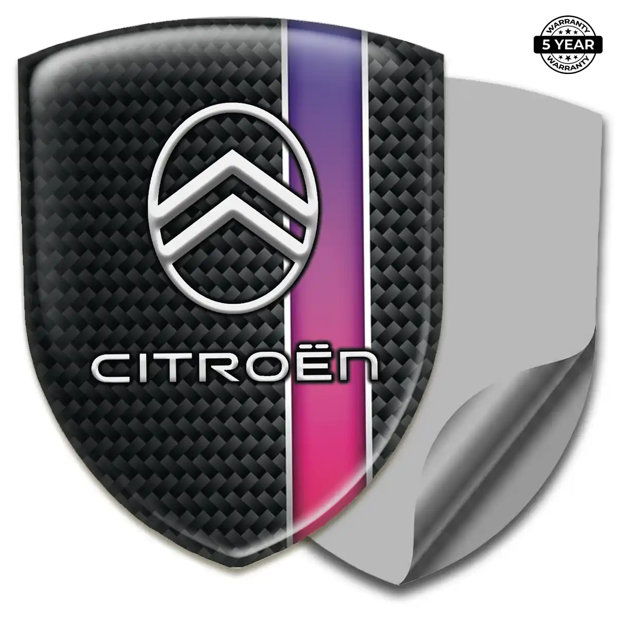 Citroen Domed Car Sticker Interior Elegance