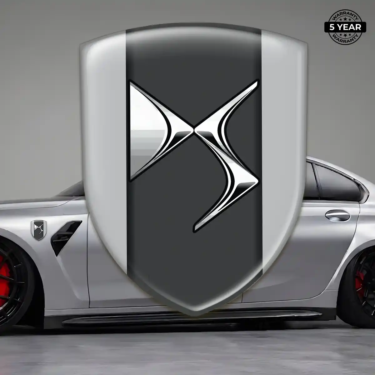 Citroen Domed Car Sticker Outer Style