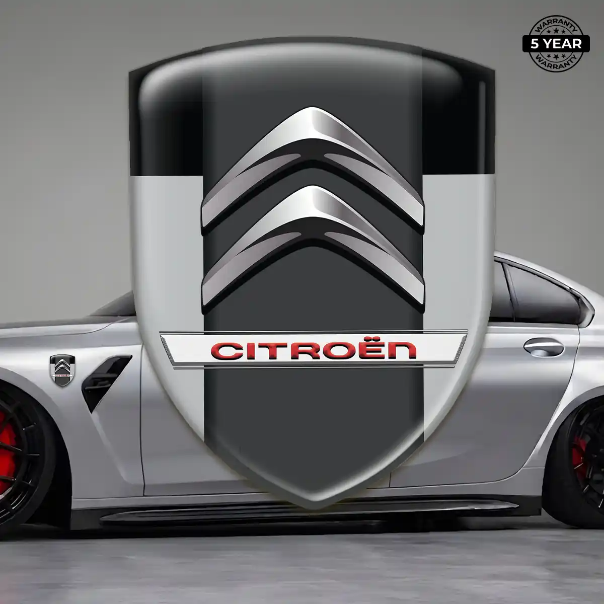 Citroen Domed Car Sticker Premium Dome