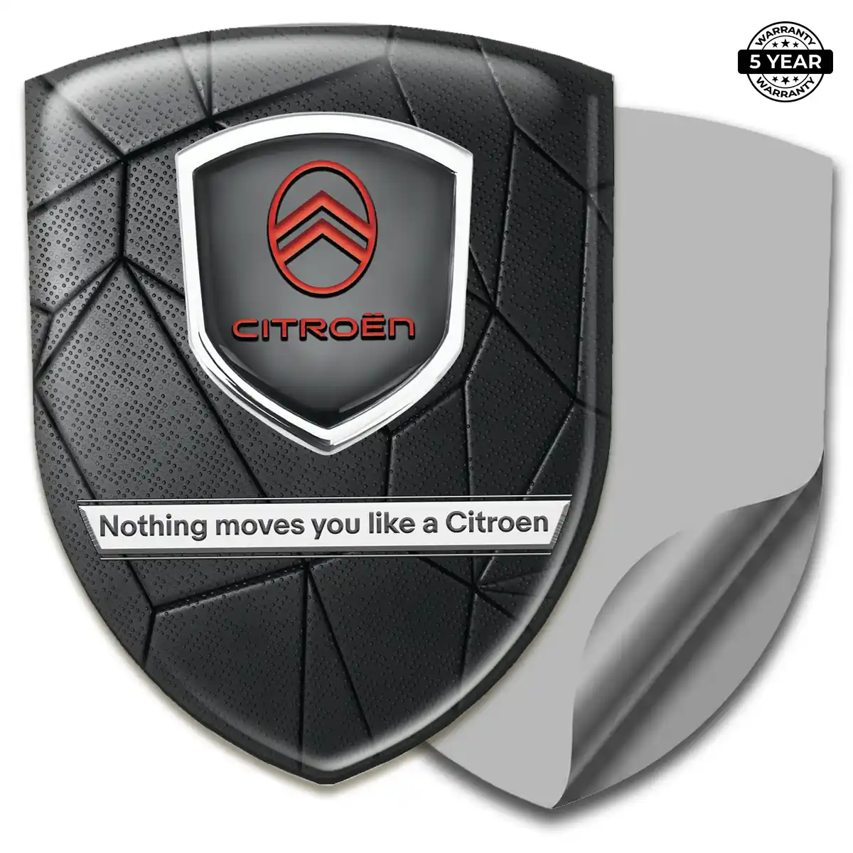 Citroen Domed Car Sticker Refined Design