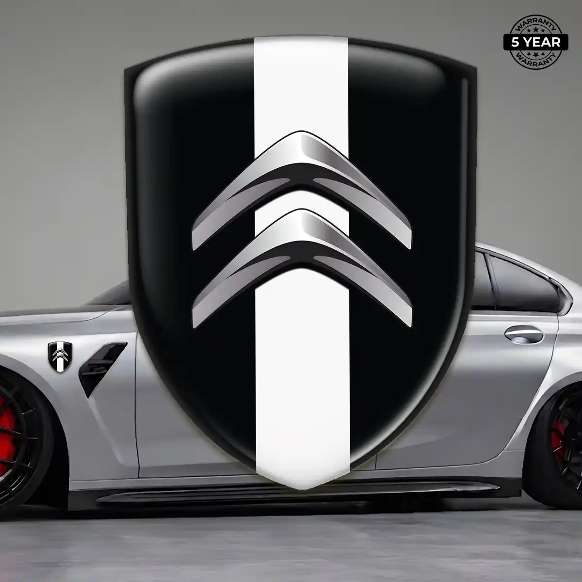 Citroen Domed Car Sticker Resin Luxe