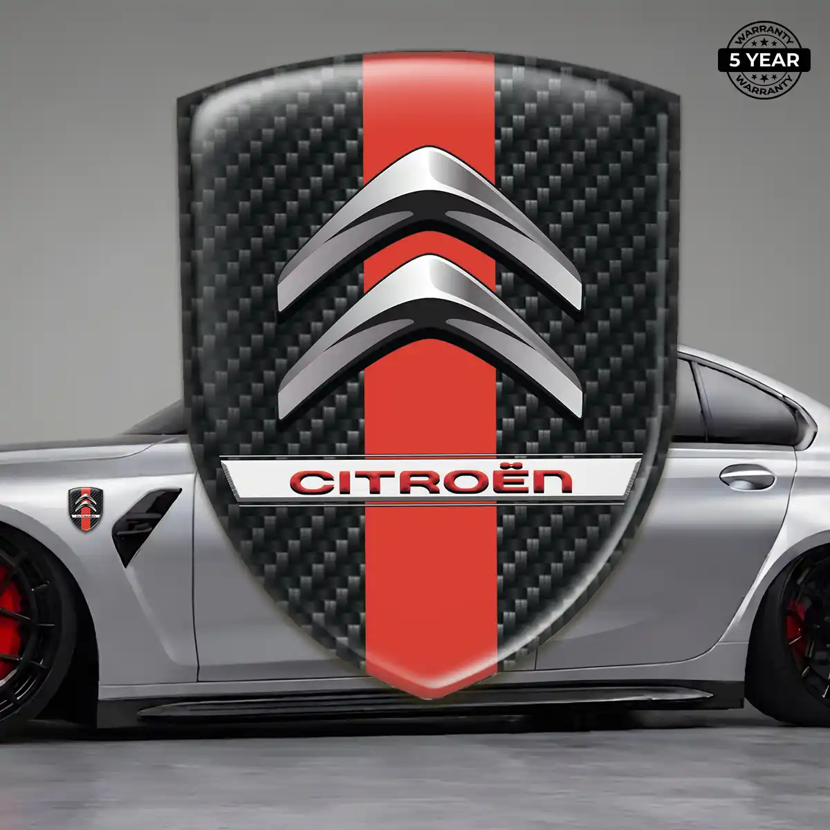 Citroen Domed Car Sticker Superior Craft
