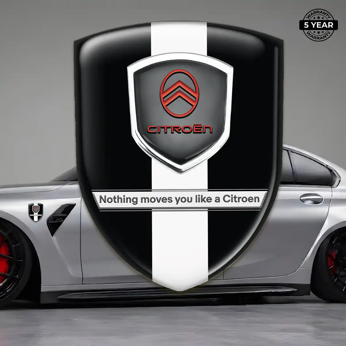 Citroen Domed Decal Refined Design