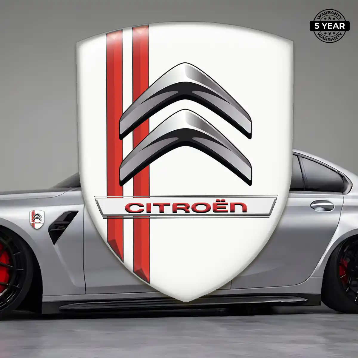 Citroen Domed Decal Sleek Style