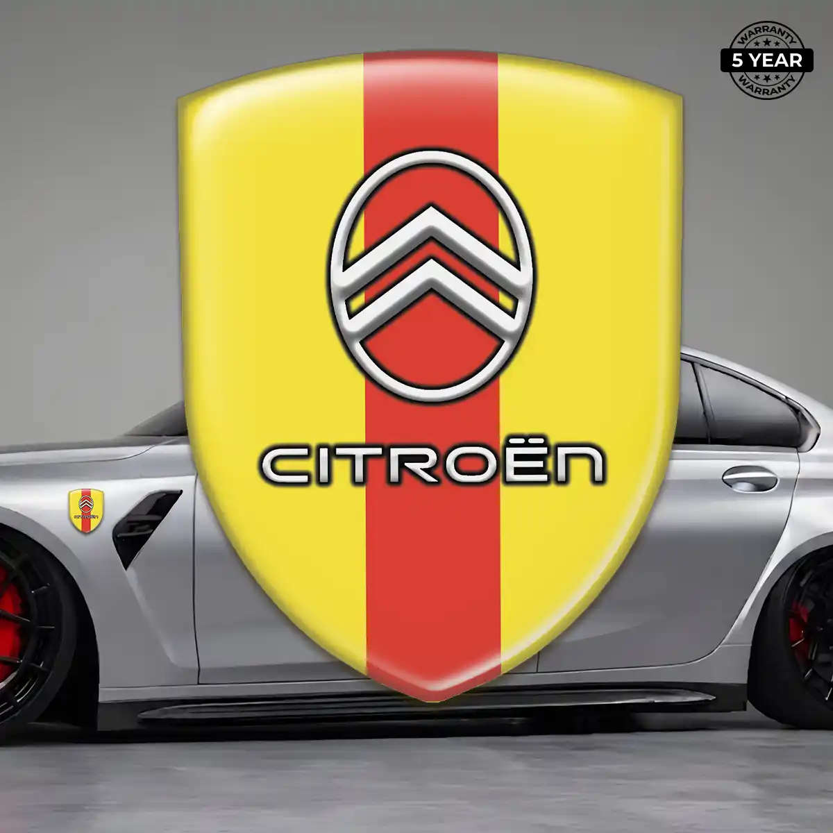 Citroen Domed Emblem Cabin Style