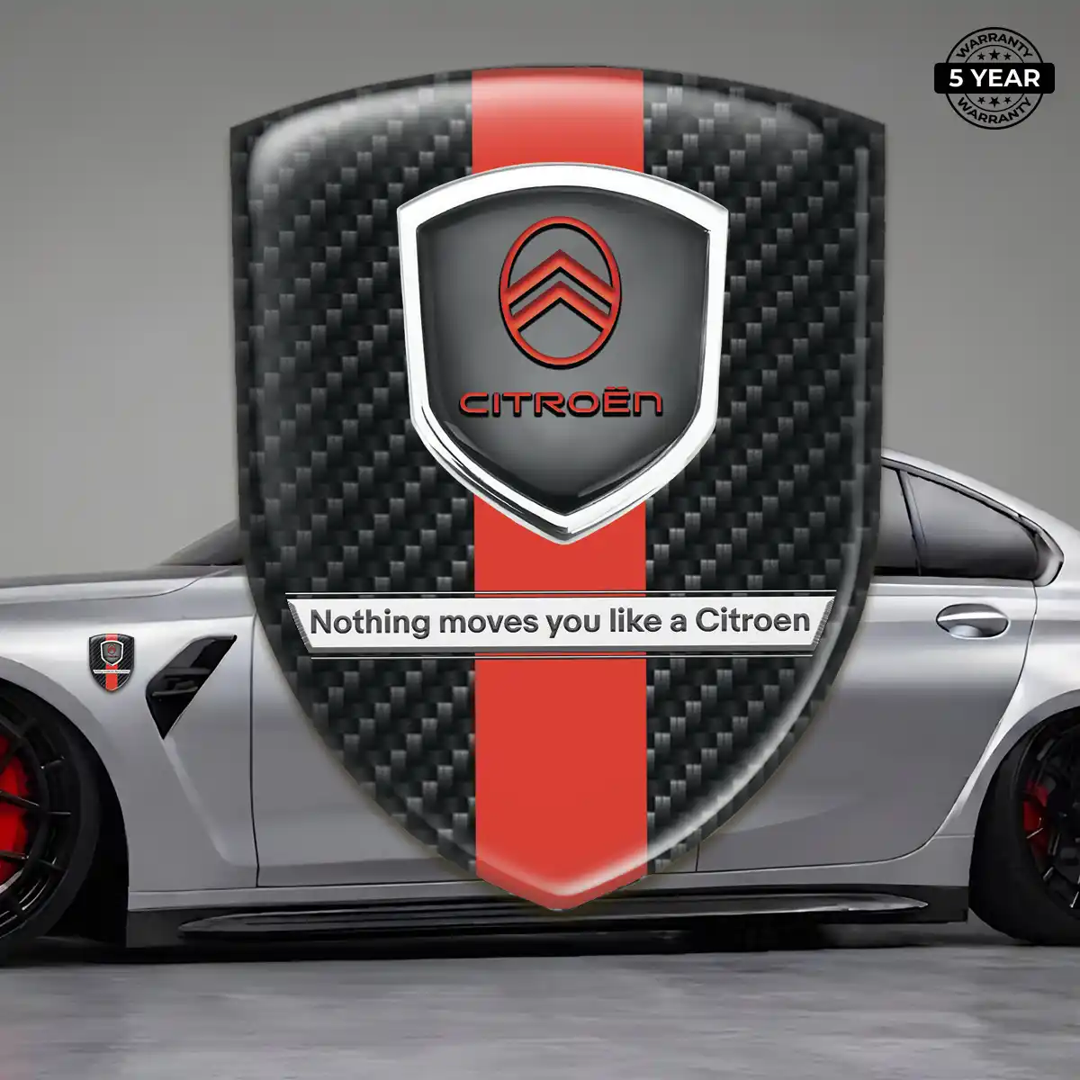 Citroen Domed Emblem Refined Design