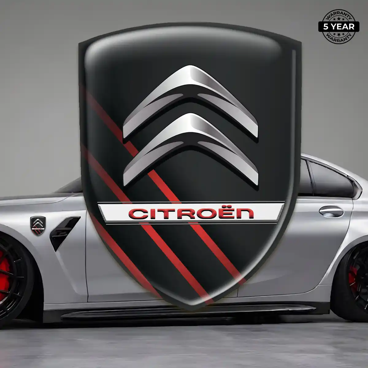 Citroen Domed Logo Decal Interior Luxe