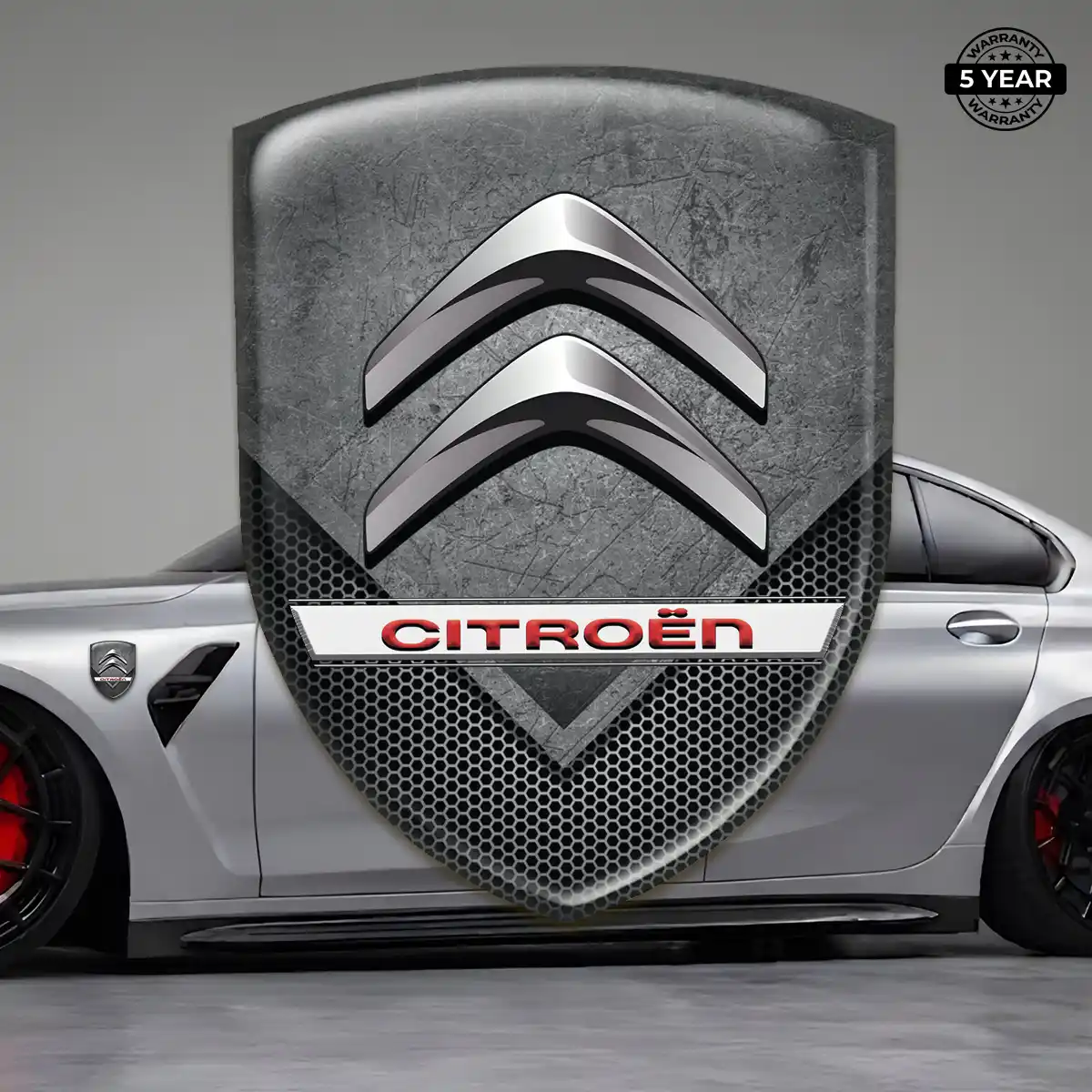 Citroen Domed Logo Decal Noble Edition