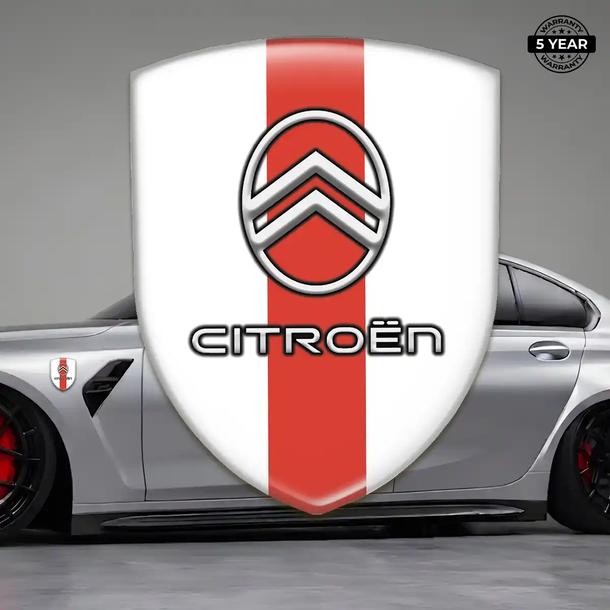 Citroen Domed Logo Decal Premium Dome